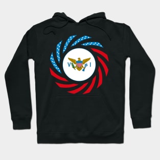 Virgin Islander American Multinational Patriot Flag Series Hoodie